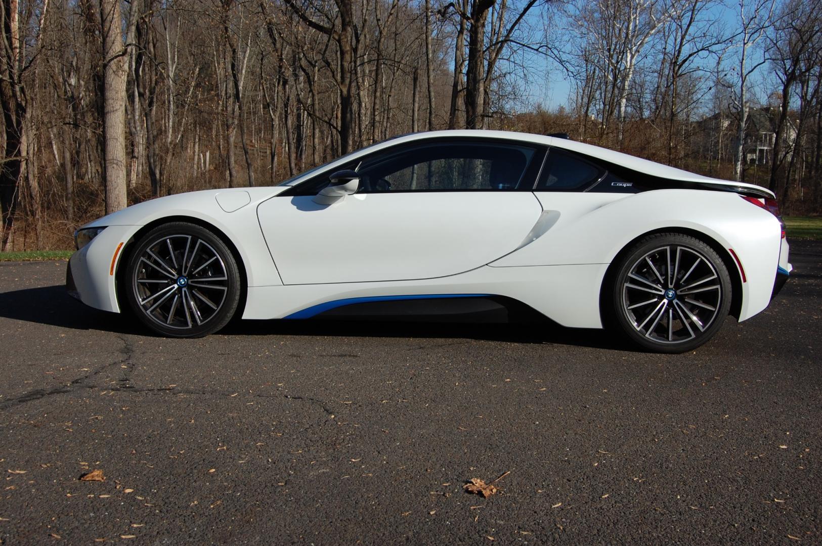 2019 White /Brown Leather BMW i8 (WBY2Z4C50KV) with an 3 cylinder Turbo/ Electric drive engine, Automatic transmission, located at 6528 Lower York Road, New Hope, PA, 18938, (215) 862-9555, 40.358707, -74.977882 - Here we have a beautiful looking and driving 2019 BMW i8 with 7,497 miles. This BMW has a 3 cylinder turbo gas engine with electric motors putting power to all four wheels via an automatic transmission. The interior offers brown leather, keyless entry, cruise control, tilt steering wheel, power wind - Photo#21